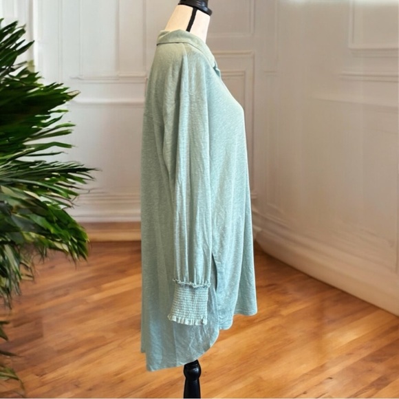 FP Beach Free People Oversized Button Down Tunic Shirt - Small - Picture 4 of 12